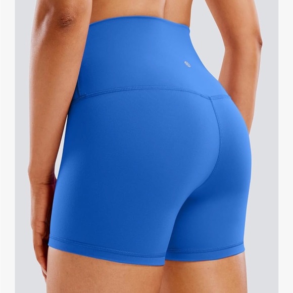 CRZ YOGA Women’s S Butterluxe Shorts (Blue) - Picture 2 of 4